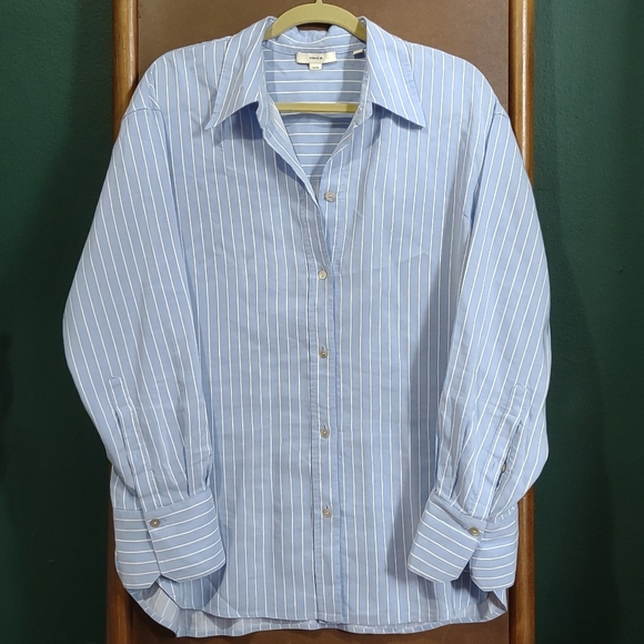 Vince Celestine Oversized Stripe Shirt - Picture 5 of 8